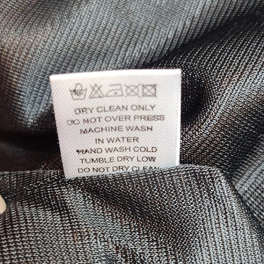NWT LUCY PARIS BLACK GATHERED TIE WRAP PENCIL SKIRT - Picture 12 of 12